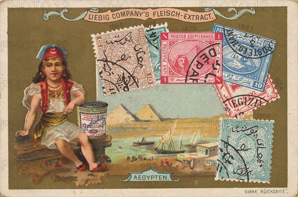 Picture series Countries and Stamps and Motifs