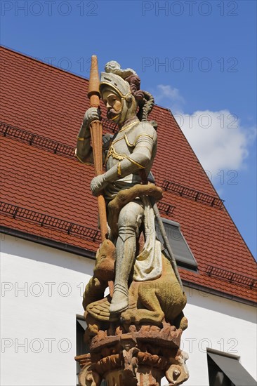 Georgsbrunnen eastern Muensterplatz