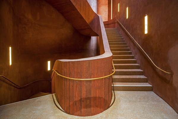 Staircase in the Kueppersmuehle Museum