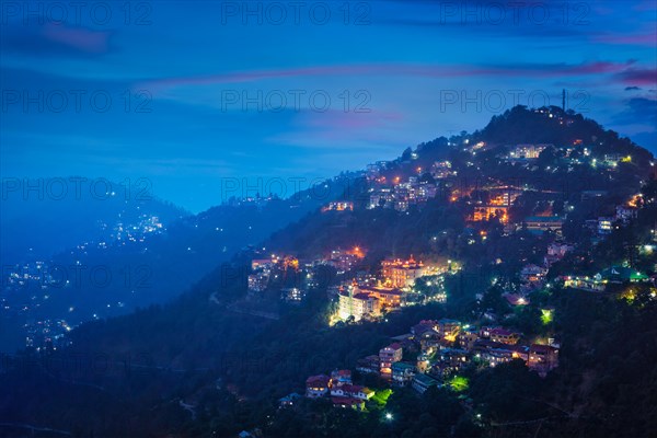 Night view of Shimla