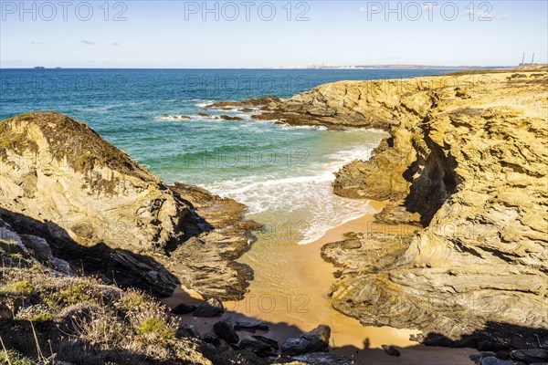 Spectacular cliffs and beaches on Vicentina Coast between Porto Covo and Sines