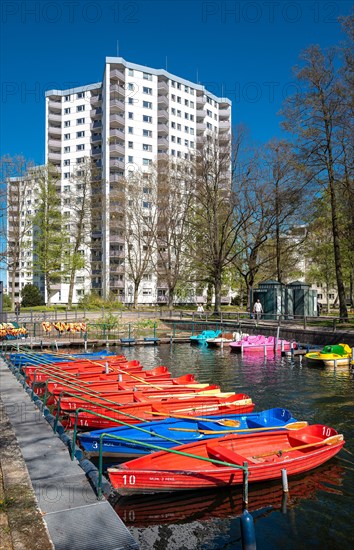 Boat rental at Lake Tegel