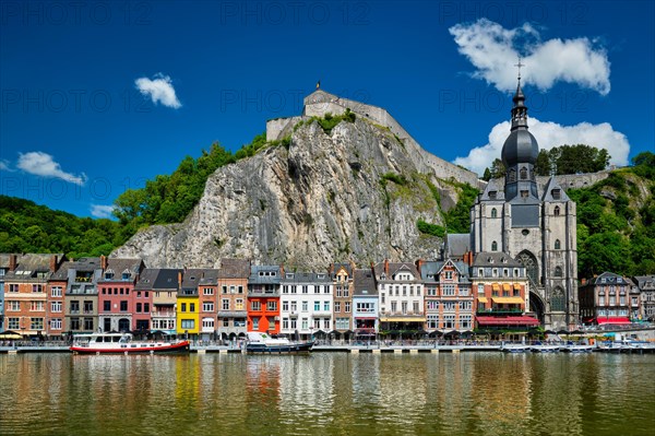 View of picturesque Dinant town