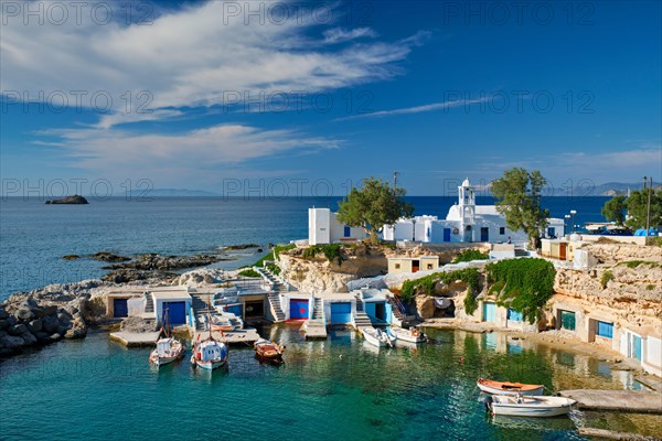 Typical Greece scenic island view