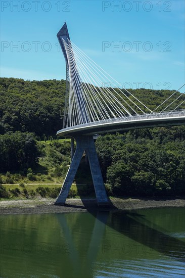 Pont de Terenez in Rosnoen over the river Aulne