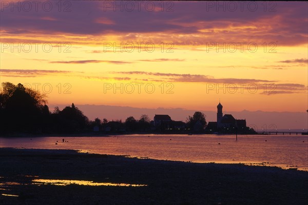 Evening mood in Lake of Constance