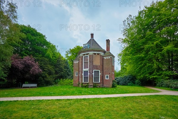 17th century old tea house theeuis in Park Arendsdorp