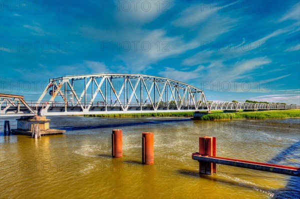 Meinigen Bridge over the Meiningen Stream near Ziengst