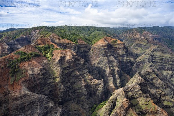 Luftaufnahme des Waimea Canyon State Park