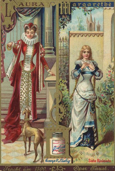 Series of costumes from the opera