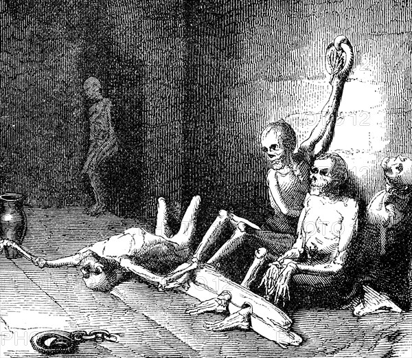 Torture chamber in Rome during the persecution of the Christians
