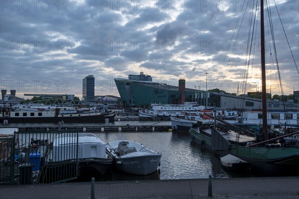 Nemo Maritime Museum at sunrise