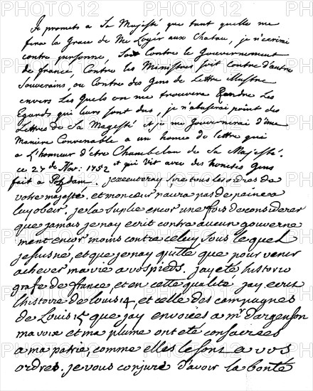 Declaration drawn up by Frederick II himself