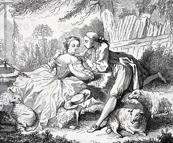 Shepherd and shepherdess