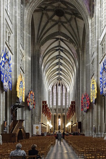 Interior of the Cathedral Sainte-Croix dOrleans