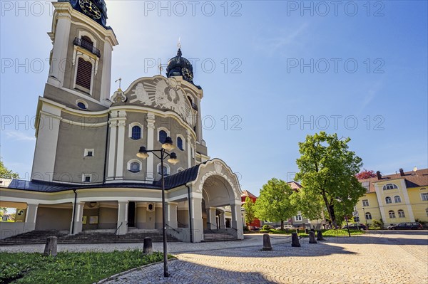 The town parish church of St. Peter and Paul