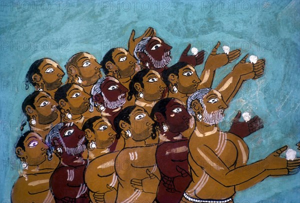 Ramayan in painting at Madurai