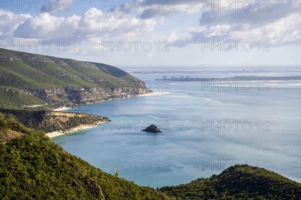 Beautiful cliffs and beaches of Arrabida Natural Park