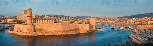 Yachts coming from boat regatta to Marseille Old Port