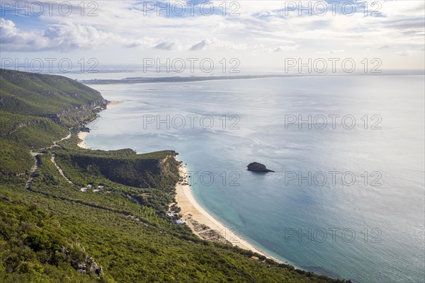 Beautiful coastal landscape of Natural Park of Arrabida