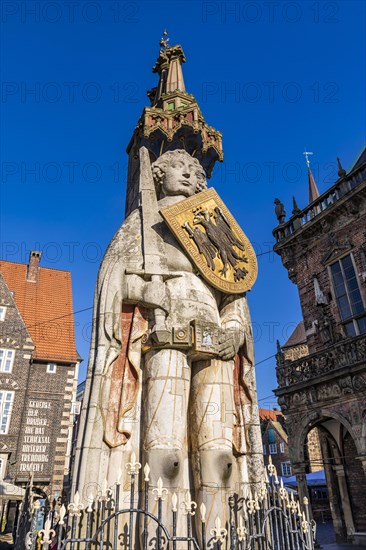 Bremen Roland on the market square