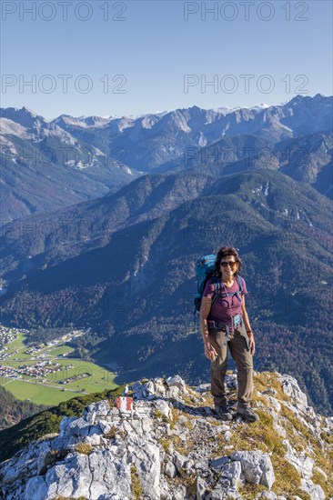 Hiker on a peak