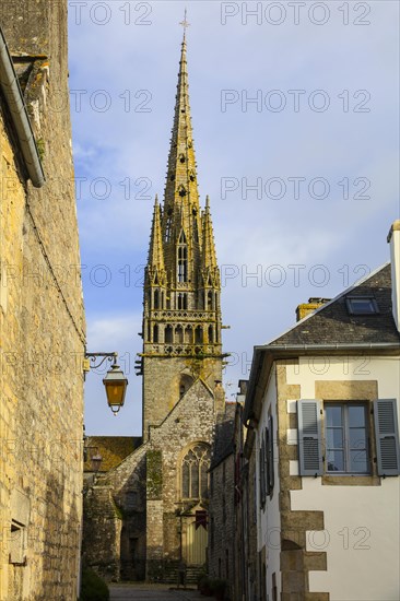 Notre-Dame-de-Roscudon church in the Flamboyant Gothic style