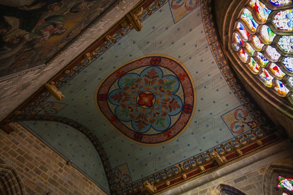 Notre-Dame-de-Roscudon church in the Flamboyant Gothic style