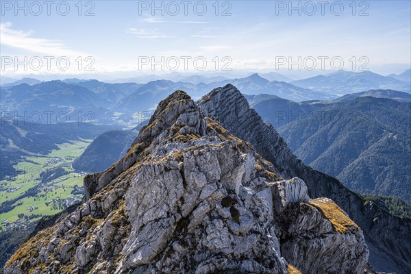 Ridge with rocky peaks