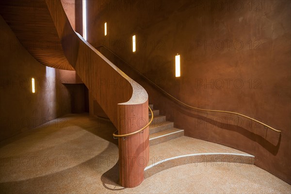 Staircase in the Kueppersmuehle Museum