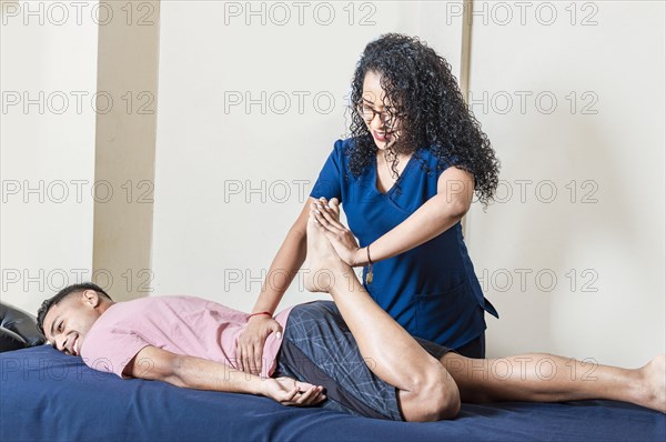 Physiotherapy rehabilitation concept