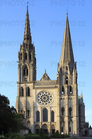 West facade of Notre Dame Cathedral of Chartres