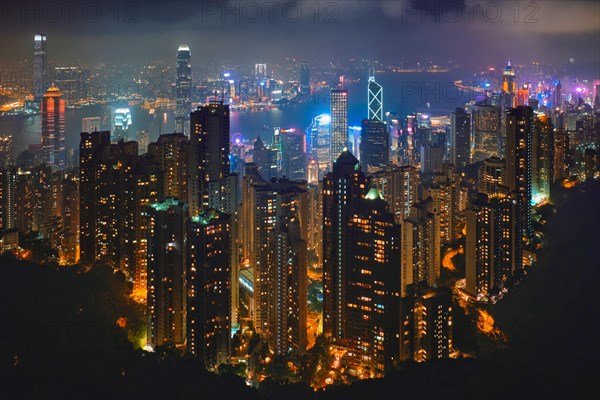 Famous view of Hong Kong