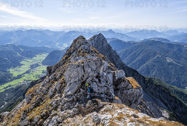 Ridge with rocky peaks