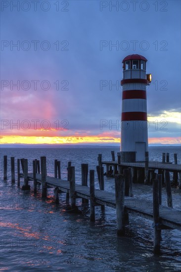 Lighthouse at sunset