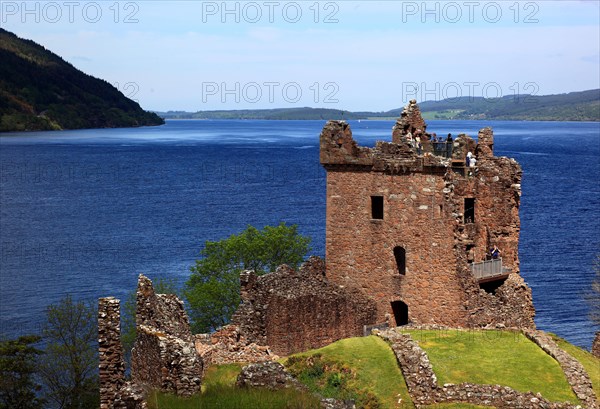 Ruins of Castle Urquhart on Loch Ness