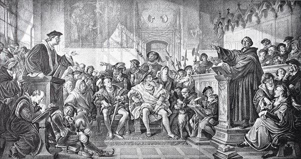 Disputation between Dr Martin Luther