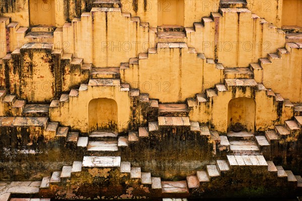 Panna Meena ka Kund stepwell in Amber