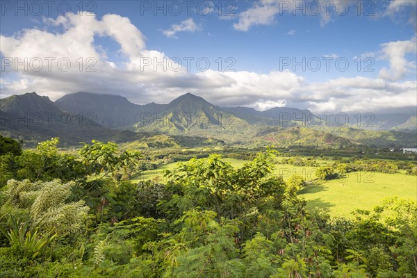 Blick ins Hanalei Valley