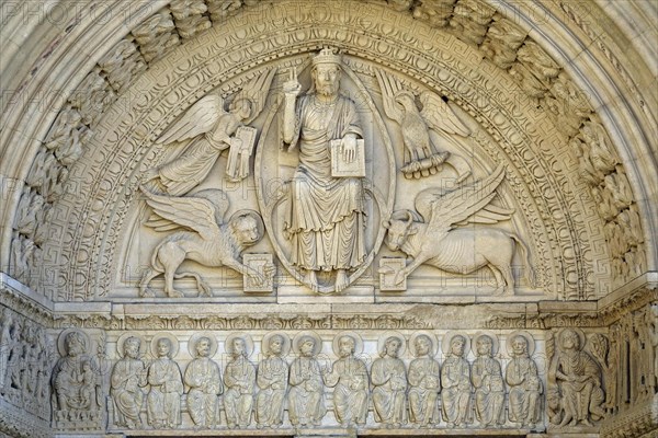 Tympanum Last Judgment above the main portal