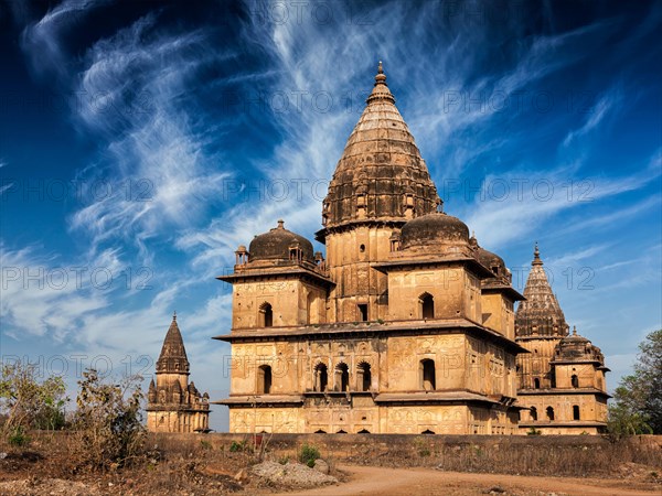 Royal cenotaphs of Orchha in Orchha