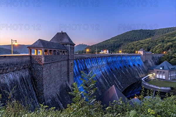 Dam in the evening light