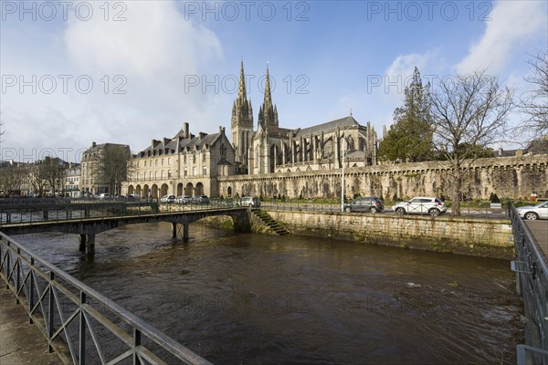 Saint-Corentin Gothic Cathedral and Musee Departemental Breton