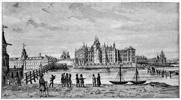The Electoral Palace at Coelln on the Spree in 1690