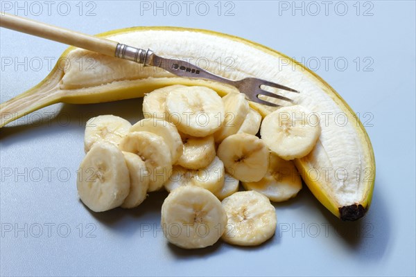 Opened banana