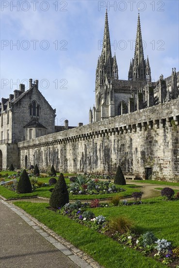 Saint-Corentin Gothic Cathedral and Musee Departemental Breton