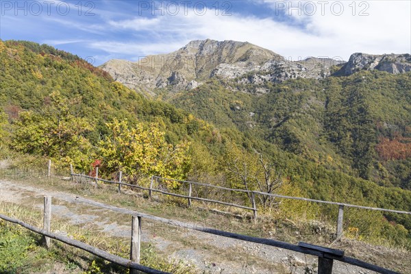 Autumn in the Ligurian Alps near Imperia