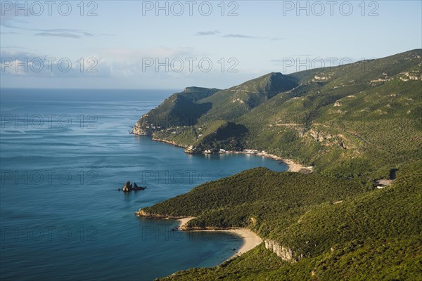 Beautiful coastal landscape of Natural Park of Arrabida