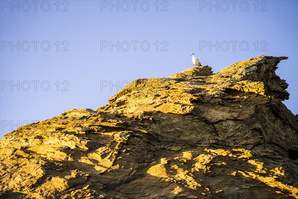 Beautiful landscape and seascape with rock formation in Samoqueira Beach