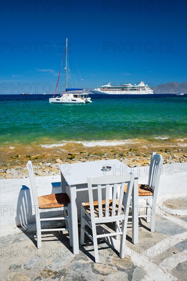 Tourist greek scene